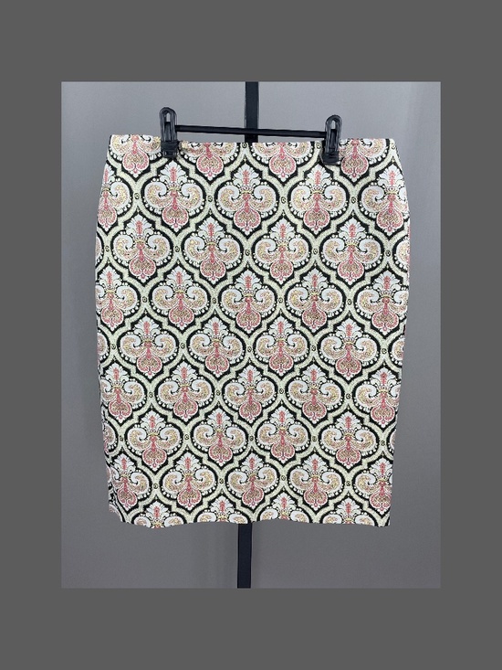 Talbots Dresses & Skirts - NEW Talbots Skirt Womens 12 black pink gold floral pencil filigree